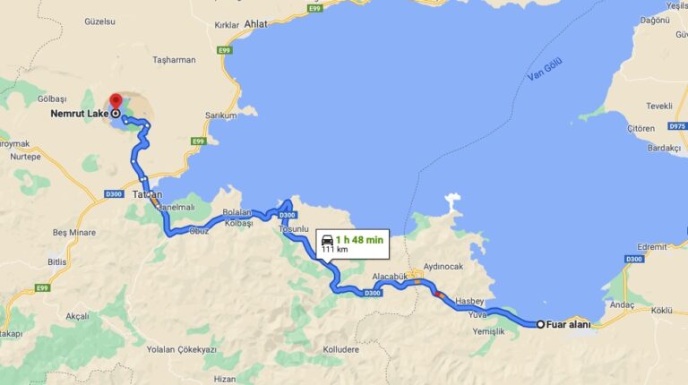 Titelbild zu 66. Etappe Fuar Alanı Vansee – Nemrut Kratersee