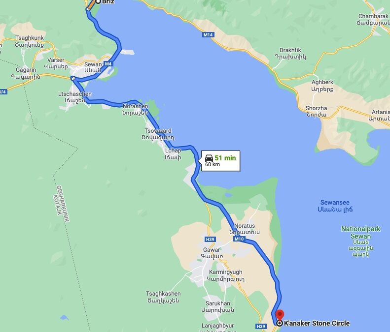 50. Etappe Briz am Sewansee – K’anaker Stone Circle